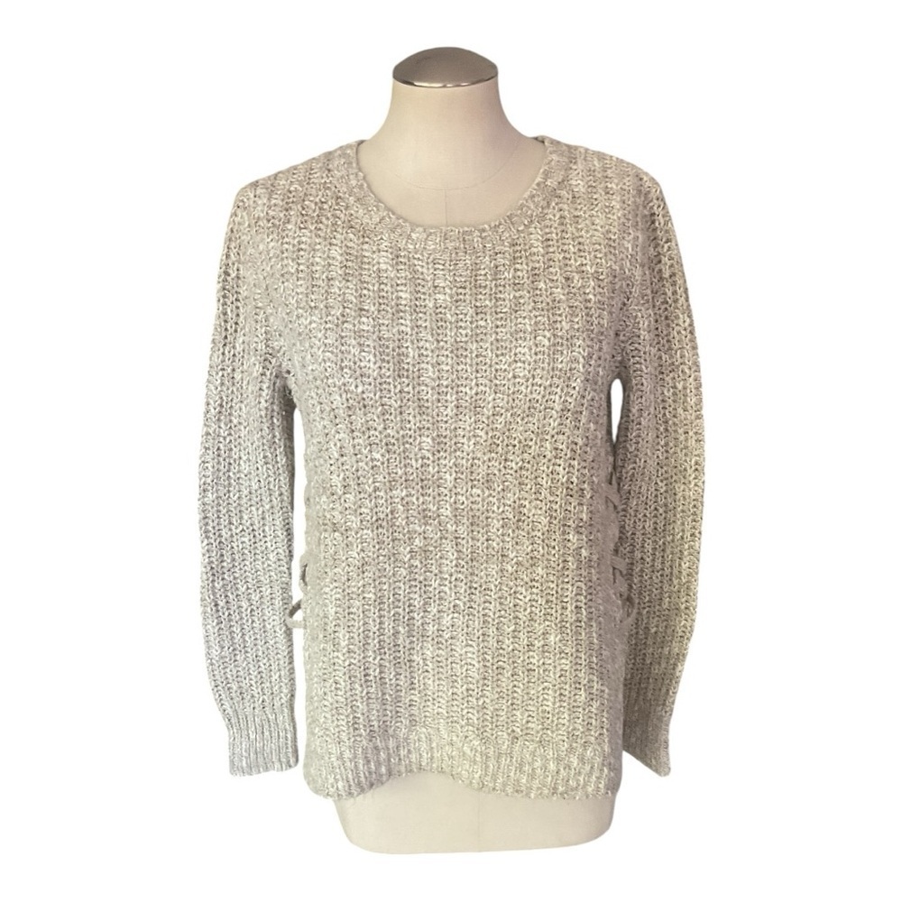 Lucky Brand Neutral Knit Sweater Size Small – Long Sleeve Pullover